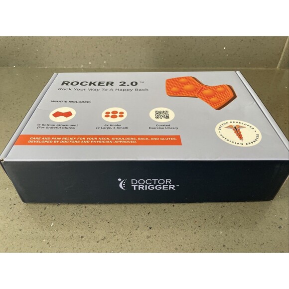 Rocker 2.0: Massage Tool for Glutes Pain Relief (Open - Box / New) - Picture 2 of 7
